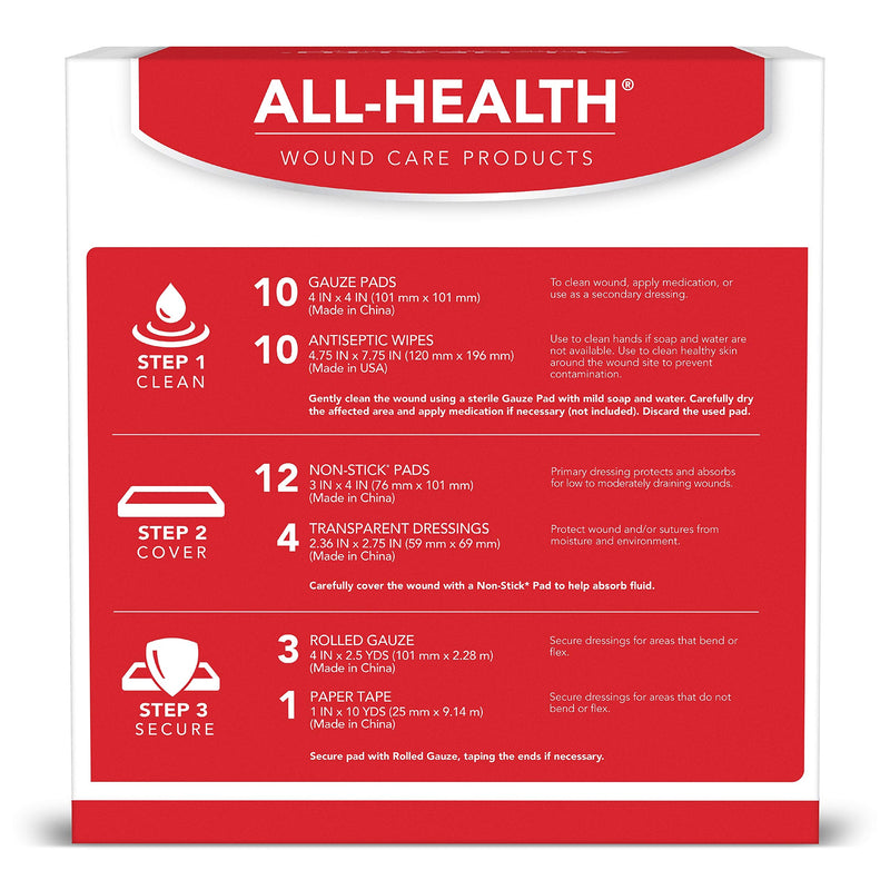 [Australia] - All Health Wound Care Kit, 40 Items | For Small to Medium Sized Wounds 