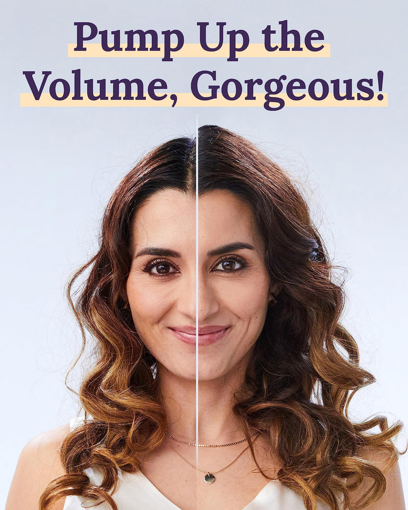 Keranique Volumizing Shampoo & Conditioner Set for Hair Repair, Growth & Thinning Hair Support – Keratin, Biotin, Menthol & Niacinamide, Lightweight Strengthening Formula - Keratin Amino Complex™