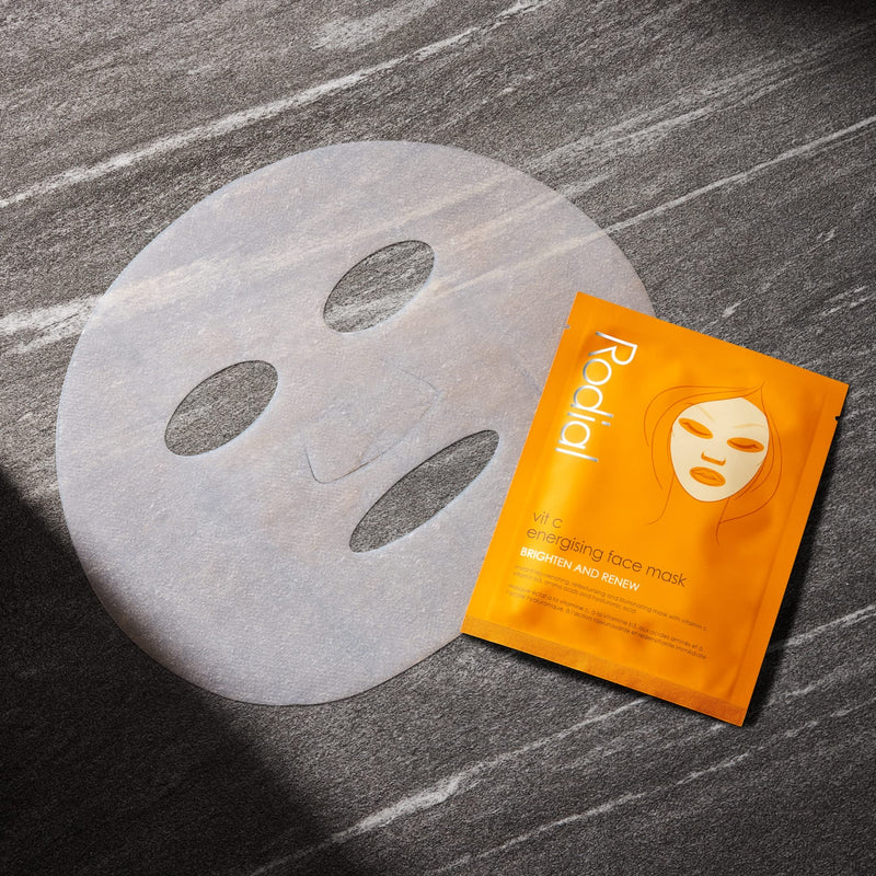 Rodial Vit C Energising Sheet Masks,0.67 Fl Oz (Pack of 4) 1 count (Pack of 4)