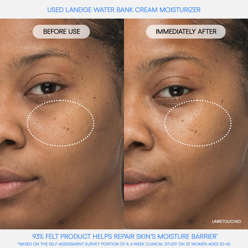 [Australia] - LANEIGE Water Bank Blue Hyaluronic Moisturizer: Barrier-Boosting Hydration, Squalane, Ceramide, Dermatologist-tested New Water Bank Duo Cream Set 