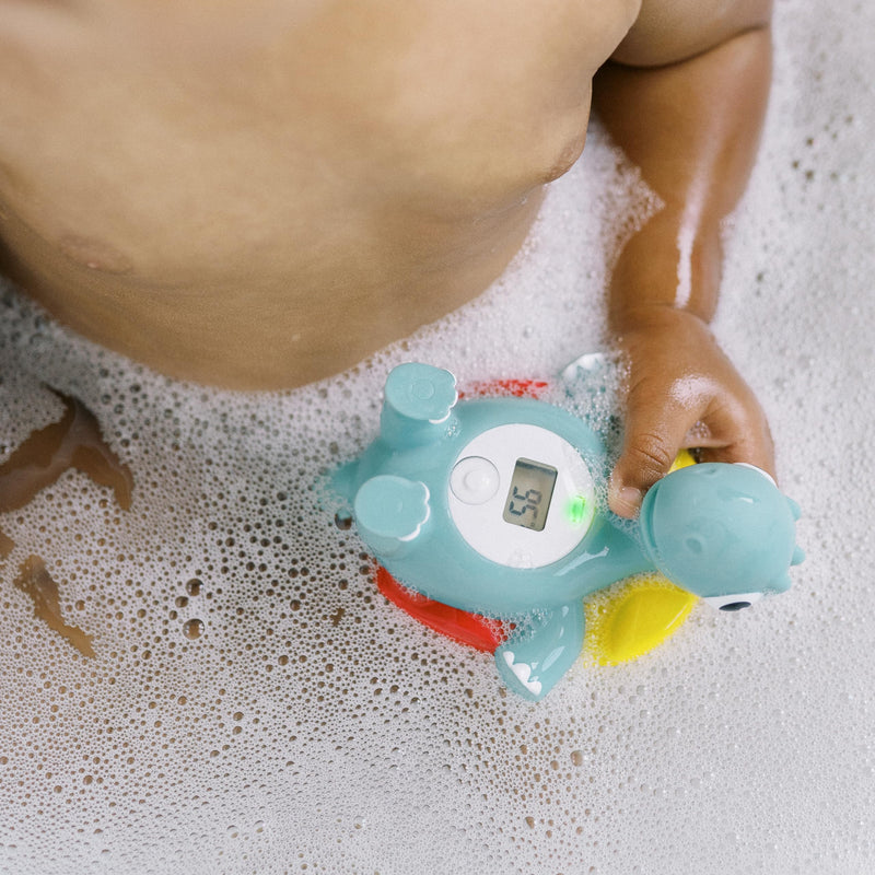 [Australia] - Dr. Brown's CleanUp Temposaurus Floating Bath Thermometer for Accurately Measuring Baby’s Bath Water Temperature, BPA Free Temposaurus Bath Thermometer 
