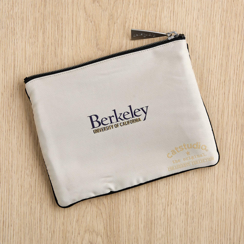 University of California Berkeley Zipper Pouch Purse | Zipper Bag - Holds Phone, Makeup, Wallet, Glasses, & Travel Essentials - Alumni, Acceptance & Graduation Gift UC Berkeley (Academic)