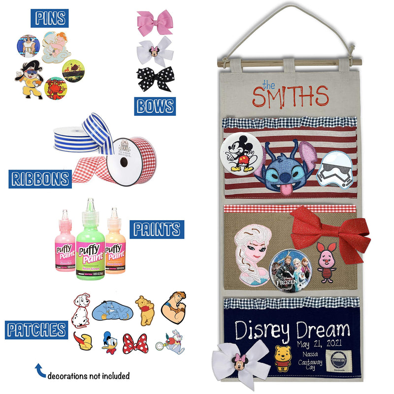 Disney Cruise Essentials (3 Items) Fish Extender, Luggage Tags [4] & Lanyards [4]