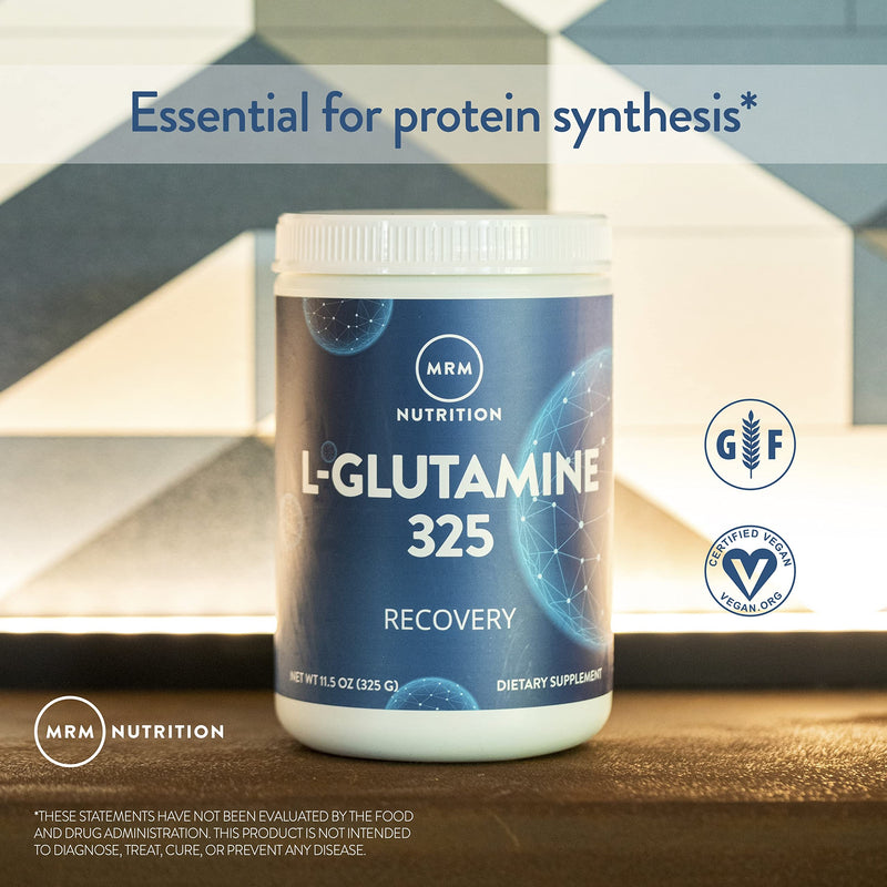 [Australia] - MRM Nutrition L-Glutamine | 5000mg | Recovery | Amino Acid | Muscle support | Immune + Gut health | Fermented | 65 servings 65 Servings (Pack of 1) 