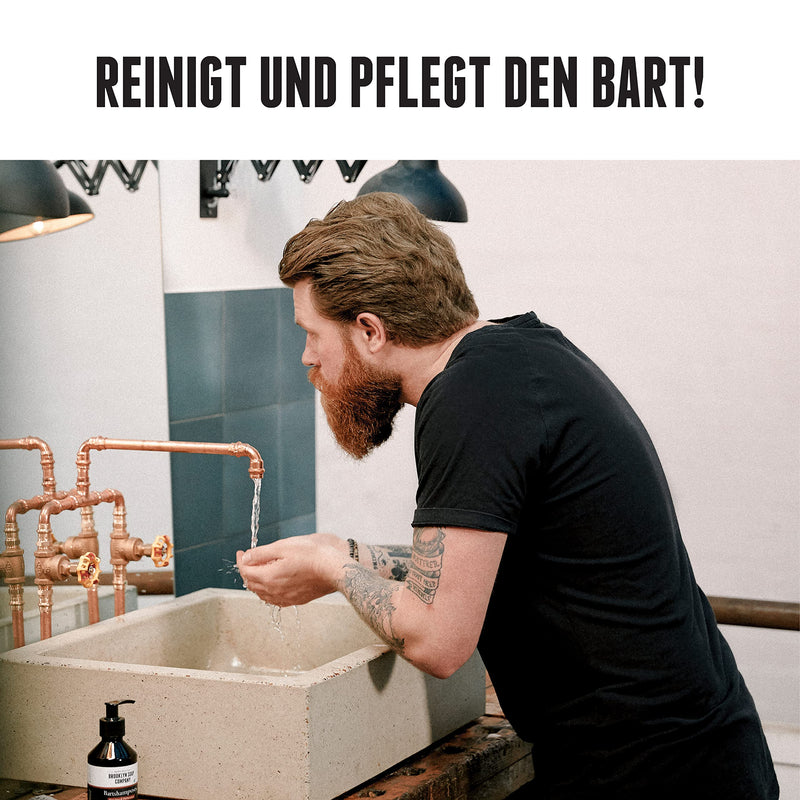 [Australia] - Brooklyn Soap Company Beard Care Set - The value set for men · Beard shampoo & beard oil with gin and tonic scent · Brooklyn Soap Company 