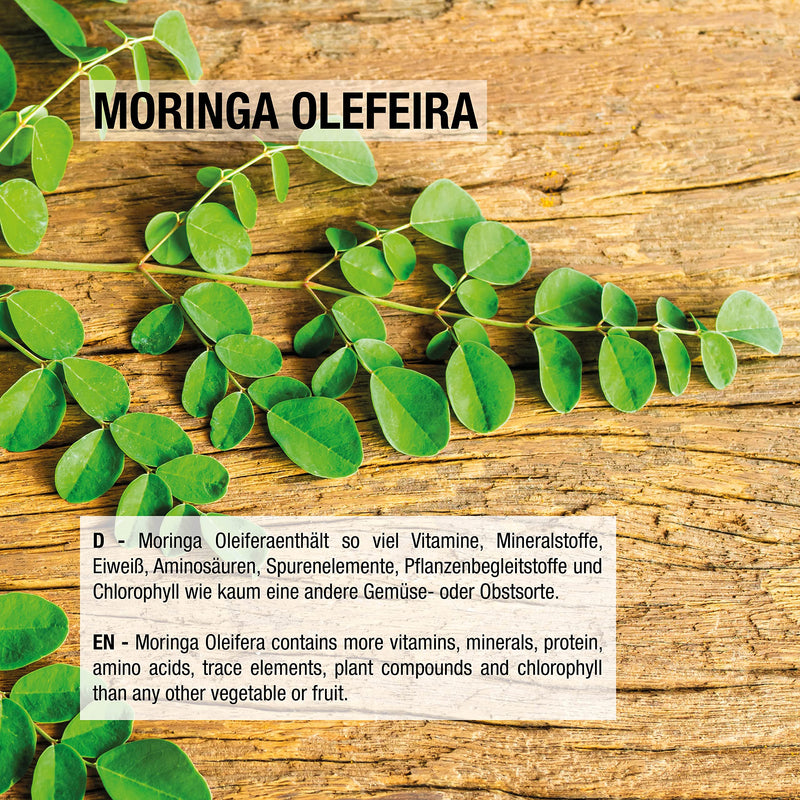 [Australia] - Vitabay Original Moringa Oleifera • 5000 mg PER capsule • 120 capsules • Natural • High dosage • Unique spectrum of natural nutrients • XXL pack 