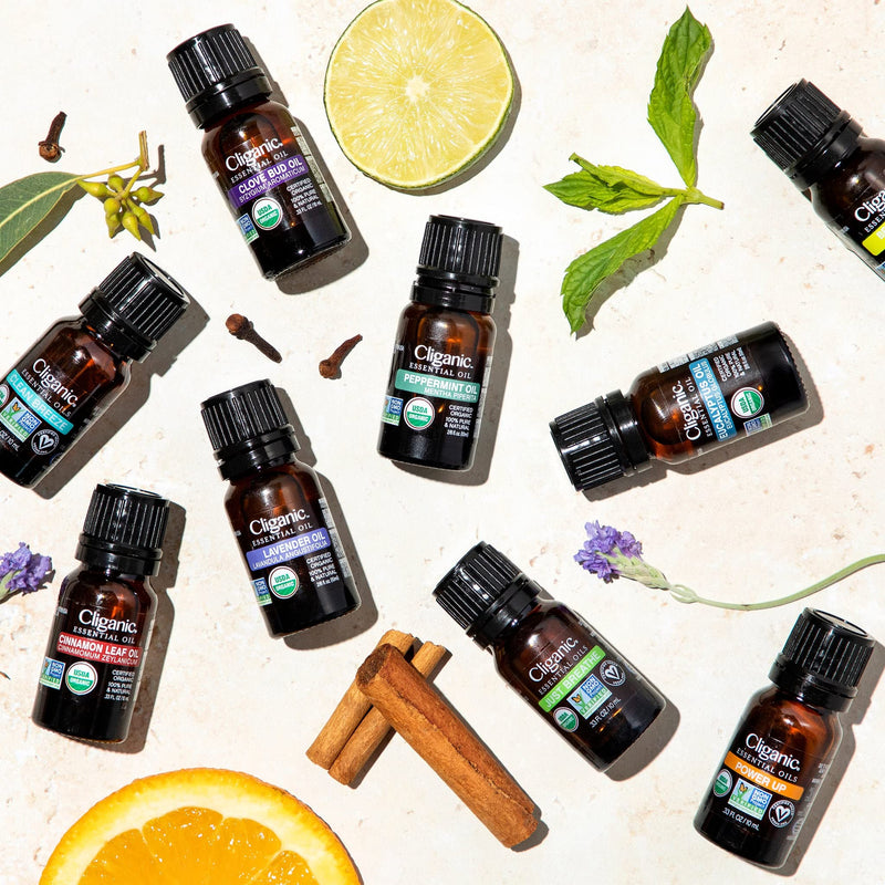 [Australia] - Cliganic Organic Peppermint Essential Oil, 100% Pure Natural Undiluted, for Aromatherapy | Non-GMO Verified (Packaging May Vary) 0.33 Fl Oz (Pack of 1) 