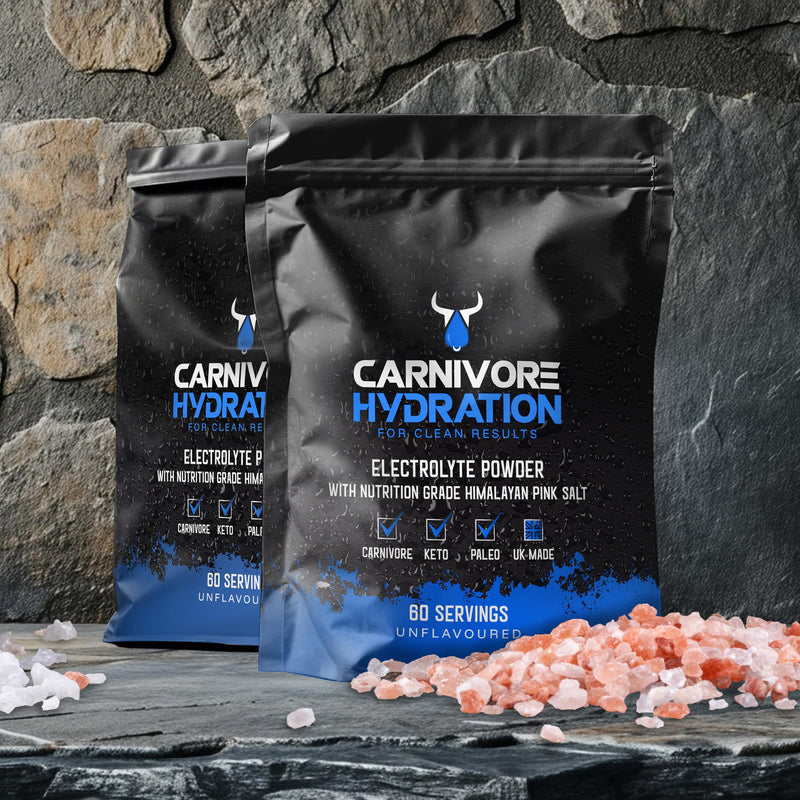 Unflavoured Electrolytes Powder - Sugar Free Electrolytes, Zero Carb - Keto Diet, Fasting & Carnivore Diet - UK Made with Himalayan Pink Salt, Magnesium & Potassium