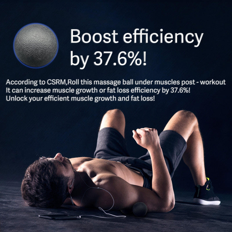 [Australia] - Plantar Fasciitis Relief Massage Ball ‚Äì Lacrosse Ball, Foot Massage Roller & Myofascial Release Ball for Foot Pain, Trigger Point Therapy, Hard Ball for Deep Tissue & Fascia Massage Black 