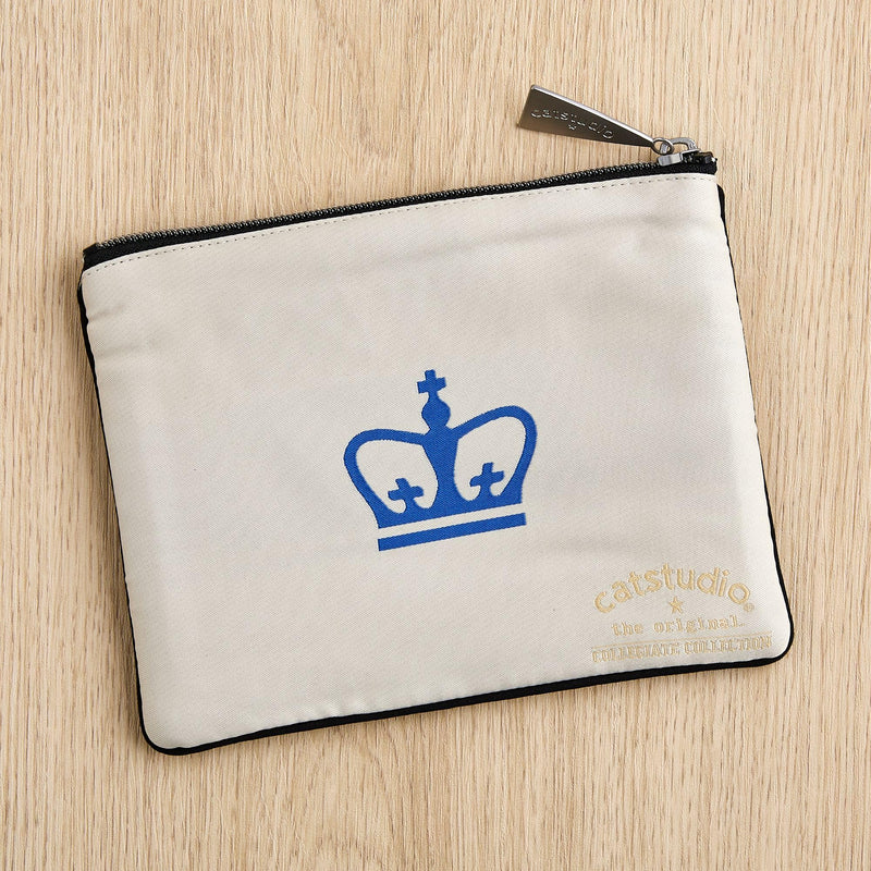 Columbia University Zipper Pouch Purse, Travel Makeup Bag | Zipper Bag - Holds Phone, Makeup, Wallet, Glasses, & Travel Essentials - Alumni, Acceptance & Graduation Gift Columbia University