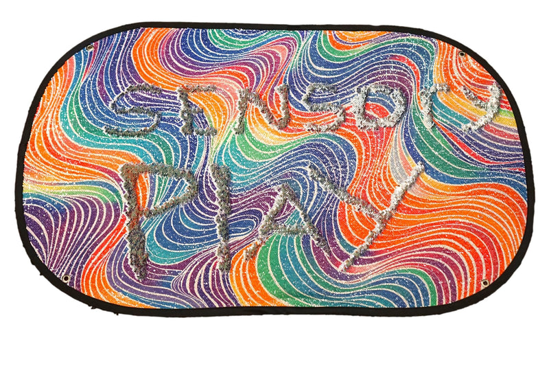 [Australia] - SENSORY4U Sensory Floor and Wall Mat for Kids – Large Sequin Flip Play Mat for Tactile Fun and Interactive Play – Reversible Fidget Rug for Playrooms, Classrooms and Bedrooms 