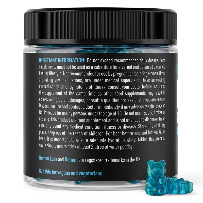 Creatine Gummies - 3000mg Per Serving, Raspberry Flavour - Creatine HCl, 90 Vegan Gummies - 30 Servings (Creatine Gummies) Creatine Gummies