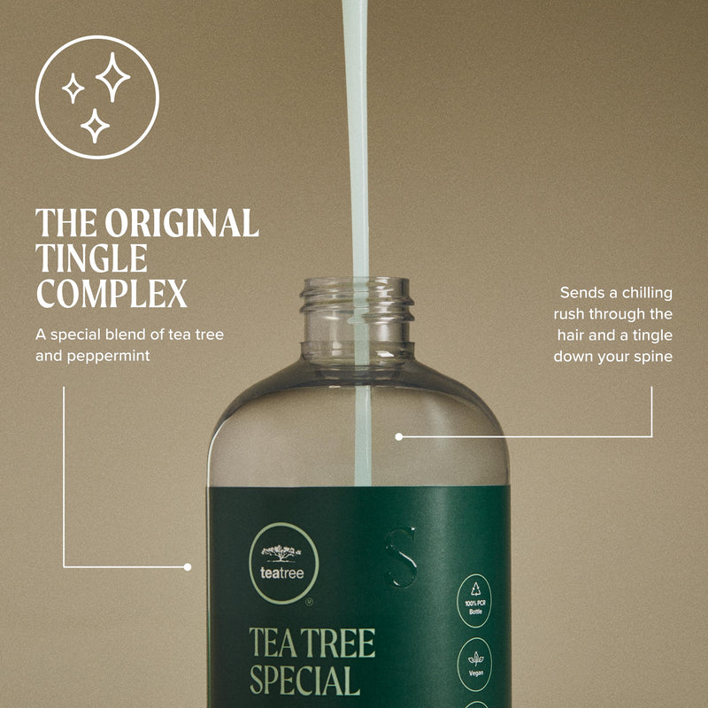 Tea Tree Special Shampoo, Deep Cleans, Refreshes Scalp, For All Hair Types, Especially Oily Hair 10.14 Fl Oz (Pack of 1)