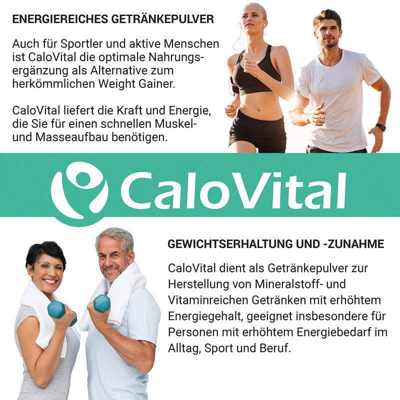 [Australia] - Gain weight with CaloVital | High-dose weight gain shake with lots of vitamins | Weight gainer for quick weight gain & mass building | Premium quality from Germany (set of 2 vanilla - strawberry) set of 2 vanilla - strawberry 