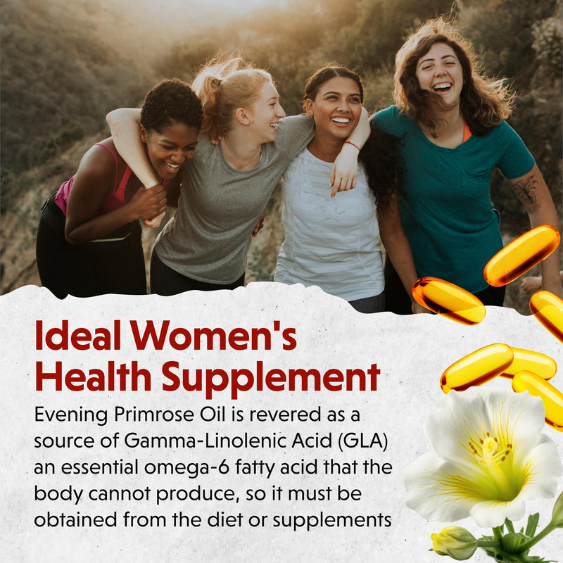 [Australia] - Barlean's Evening Primrose Oil Capsules, GLA Supplement for Men and Women, Healthy Skin, Immune Support and Bone Strength 1300mg Softgels, 120 Count Evening Primrose - 120 Count 