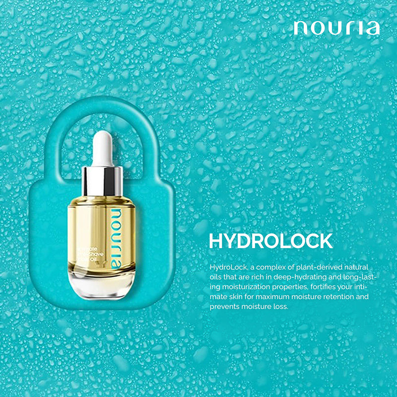 [Australia] - Coochy Plus HydroLock MOISTURIZING+ 3-Steps Kit Intimate Shave Gift Set: NOURIA Pre-Shave Elixir Oil + Coochy Plus Shave Cream Sweet Bliss + Coochy Plus After Shave Protection Mist 3 Piece Set 