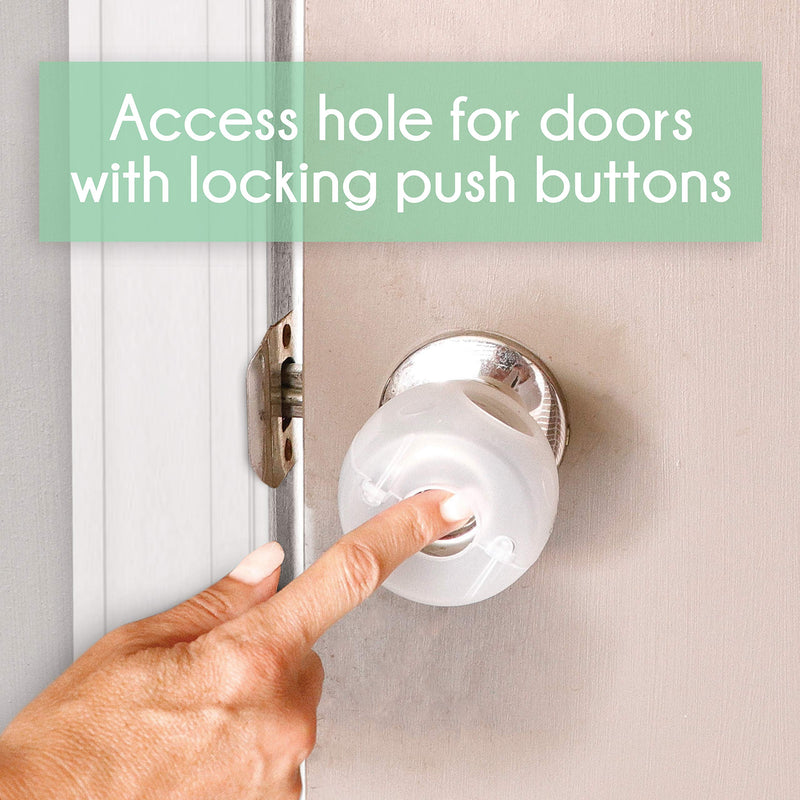[Australia] - Baby Safety Door Knob Covers - 3 Count (Pack of 1) 3 Count (Pack of 1) 