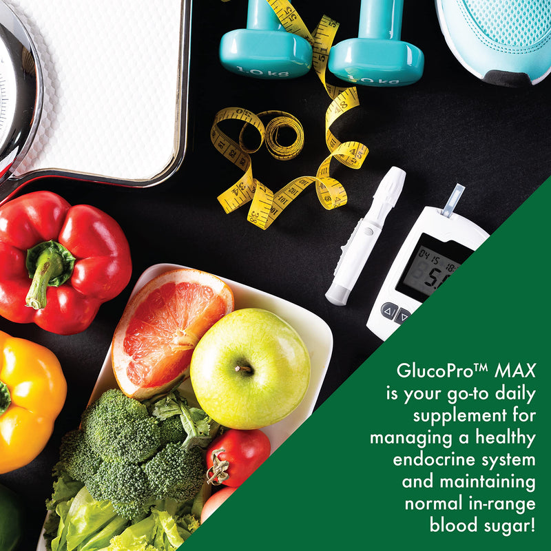 [Australia] - Health Thru Nutrition GlucoPro Max - with 1,500mg Berberine, Chrominex + Chromium, and 1,000mg Cinnamon | Vegan, Non-GMO, Gluten Free | Pack of 180 180 Count (Pack of 1) 