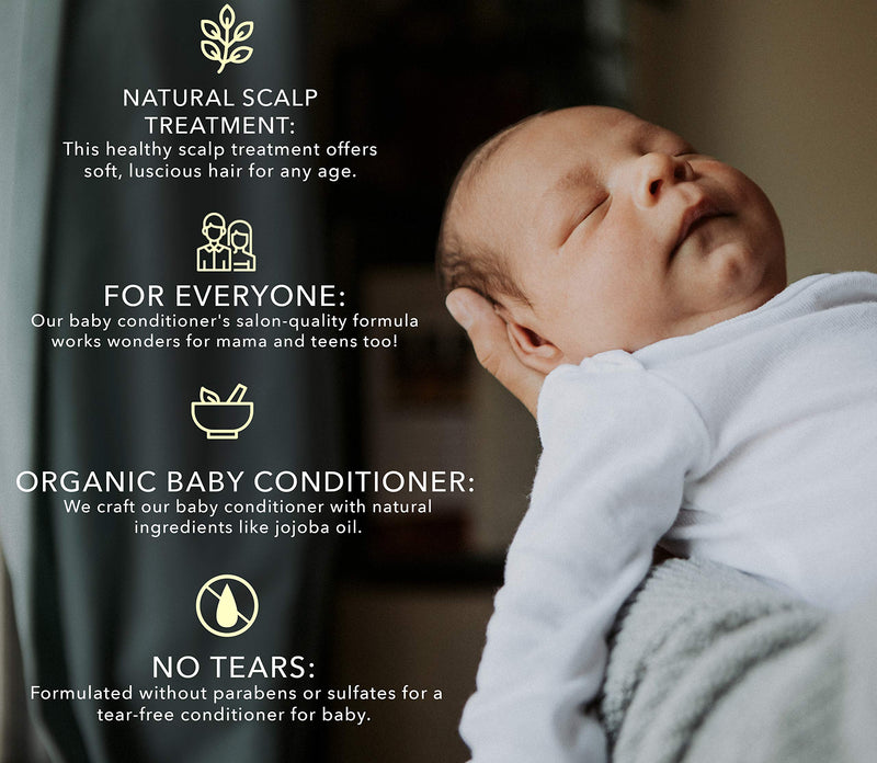 [Australia] - BELLA B Healthy Hair & Scalp Baby Cradle Cap Treatment 8 oz - Cradle Cap Treatment For Babies - Baby Conditioner Silky Hair Care - Cradle Cap Treatment For Toddlers - Conditioner For Babies 
