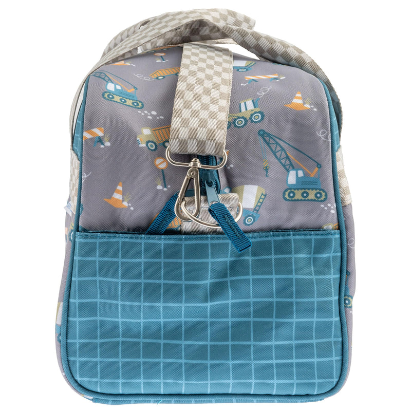 Stephen Joseph Kids Overnighter Duffle Bag for Boys & Girls, Carry-On Size Travel Duffle Bag for Kids, Construction