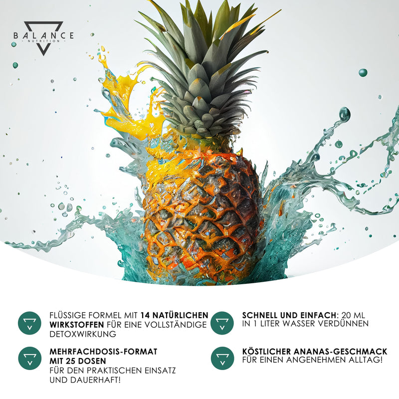 [Australia] - EASYFIT® DETOX (DETOX DRAINAGE DIET INCLUDED) - 500 ml | detox treatment | Detox Ku with bromelain, aloe juice, centella asiatica, milk thistle and orthosiphon | Liver - detox test winner 