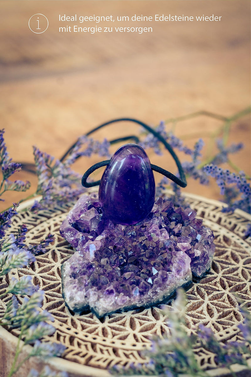 [Australia] - Amethyst Crystals | 100% natural Drusen pieces | Set of 3 