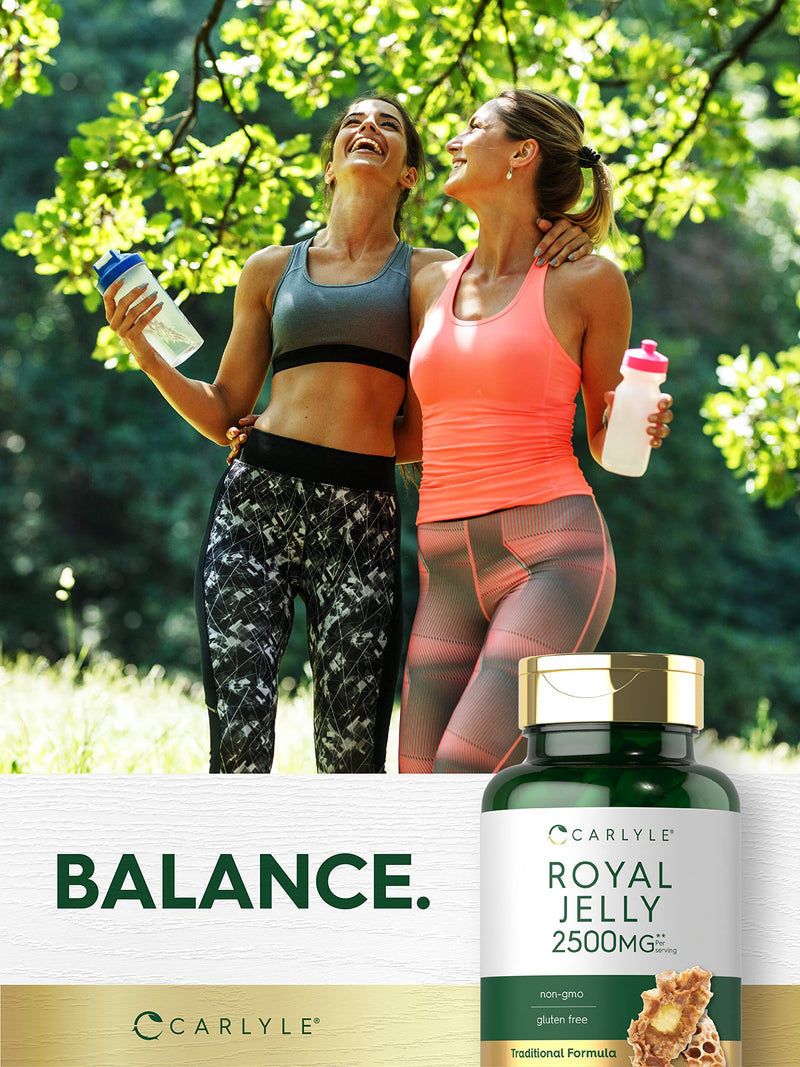[Australia] - Carlyle Royal Jelly Capsule | 2500mg | 120 count | Non-GMO and Gluten Free Formula | Traditional Supplement 