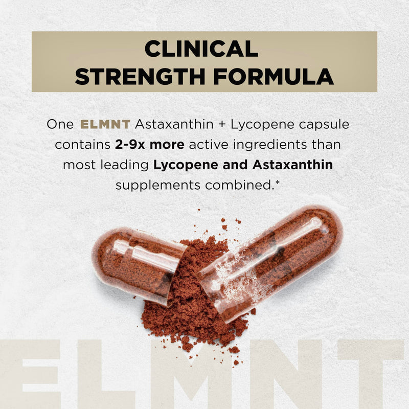 [Australia] - Astaxanthin 24mg + Lycopene 50mg - Clinical Strength Formula w. High Dose Lycopene 5% and 100% Natural Astaxanthin Supplements from MicroAlgae - Powerful Carotenoids Skin Supplement & Antioxidants 