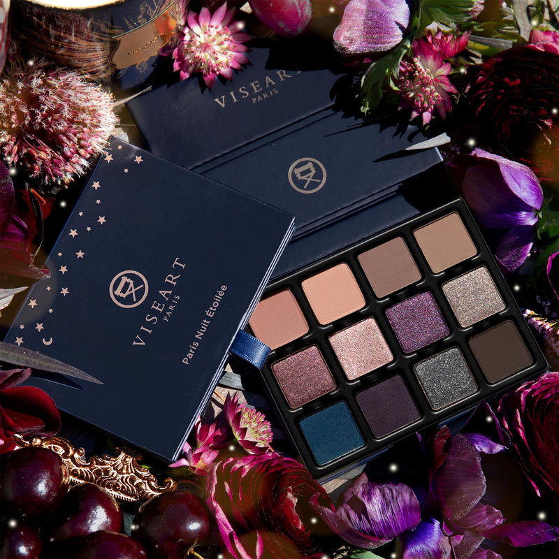[Australia] - Viseart PARIS Nuit Étoilée Étendu Eyeshadow Makeup Palette - 12 Super Pigmented Shades, Matte & Shimmery Eyeshadow Palette, Long-lasting Wear, Cruelty-Free 