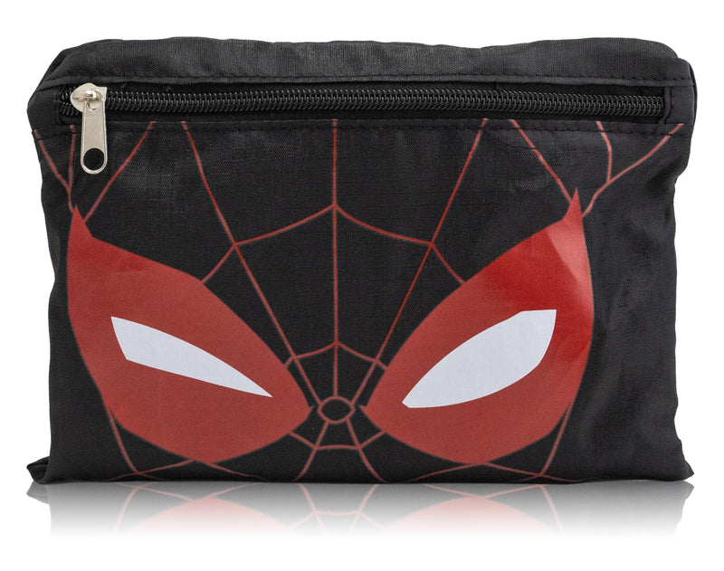 Marvel Spiderman Duffle Bag | Lightweight Foldable Travel Duffel with Shoulder Strap & Luggage Sleeve | Large Packable Spider Man Bag for Kids, Teens, or Adults | 18" x 12" | Ages 3+