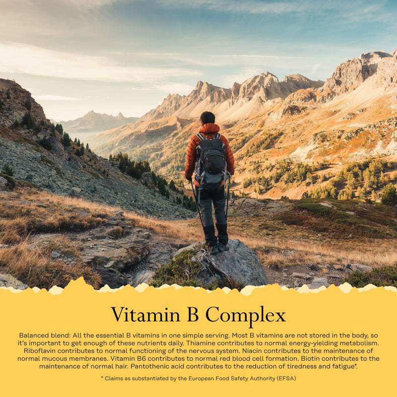 Solaray Vitamin B Complex "100" Super Strength - 100 Vegan Capsules - 3+ Month Supply - High Potency Vitamin B1, B2, B3, B5, B6, B7, B9 & B12 - Lab Verified