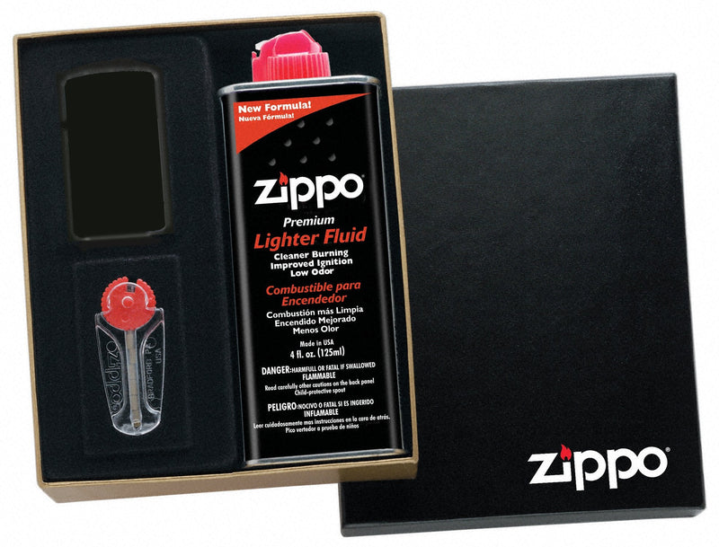 Zippo Lighter Gift Sets Black Slim Lighter Gift Set (Lighter Not Included)