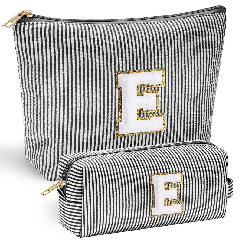 YOOLIFE Personalized Teen Girl Gifts Initial Cute Cosmetic Makeup Bag