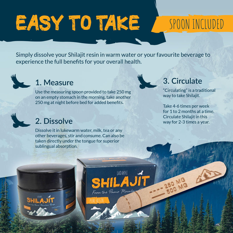 Shilajit Resin from The Pamir Mountain Range/Pure Stong Shilajit Resin Rich with Minerals and Fulvic Acid to Boost The Immune System / 100% Pure Himalayan Shilajit