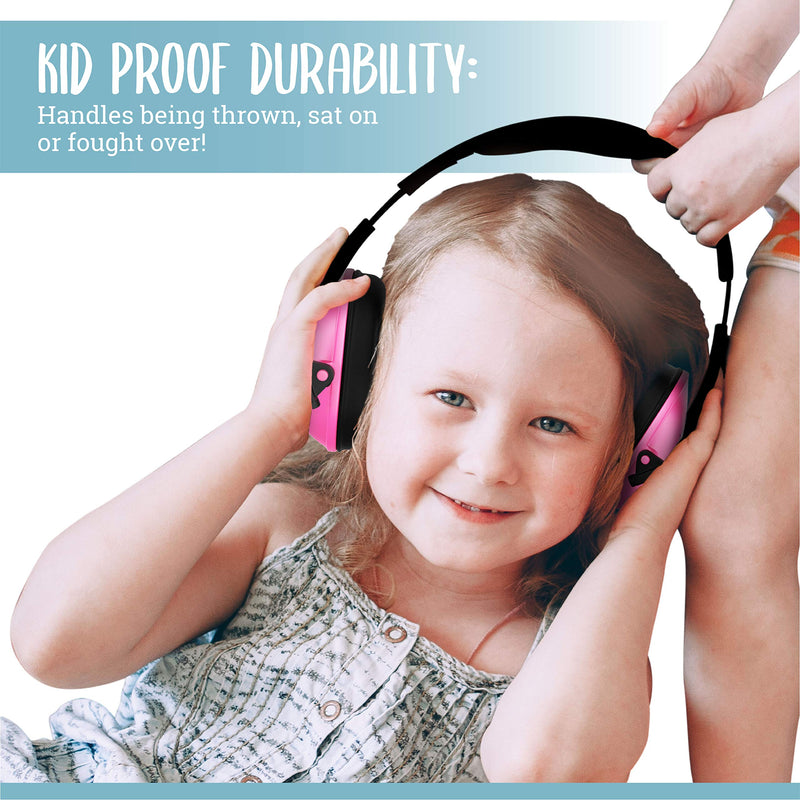 [Australia] - Noise Cancelling Headphones for Kids, Adjustable Baby Ear Protection Earmuffs with Ergonomic Design Blue 