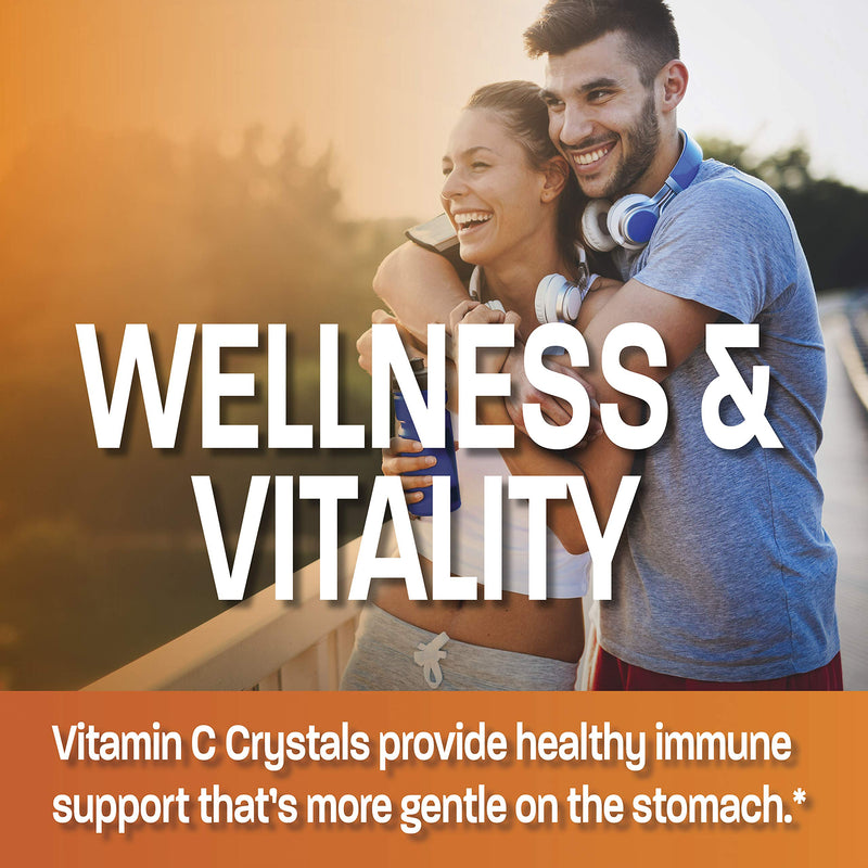 Bronson Buffered Vitamin C Powder Ascorbic Acid Buffered with Sodium Ascorbate Soluble Fine Crystals – Promotes Healthy Immune System and Cell Protection – Powerful Antioxidant - 1 Pound (16 Ounces) Unflavored 16 Ounce (Pack of 1)