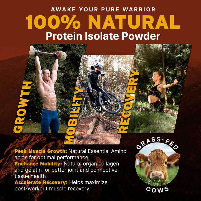 [Australia] - Paleo Pro 26G Beef Protein Powder - Grass Fed Protein Powder Isolate - Pure Animal Based Pastured & Cage-Free | Dairy & Gluten Free, Natural & Clean Proteins for Paleo & Keto - 15 Days Supply Vanilla 1 Pound (Pack of 1) 