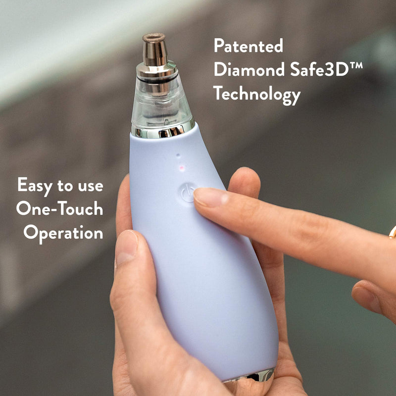 [Australia] - Microderm GLO MINI Diamond Microdermabrasion and Suction Tool - Best Blackhead Remover Pore Vacuum - #1 Advanced Facial Treatment Machine - Anti Aging Wrinkle Care For Collagen Production & Acne Scars 