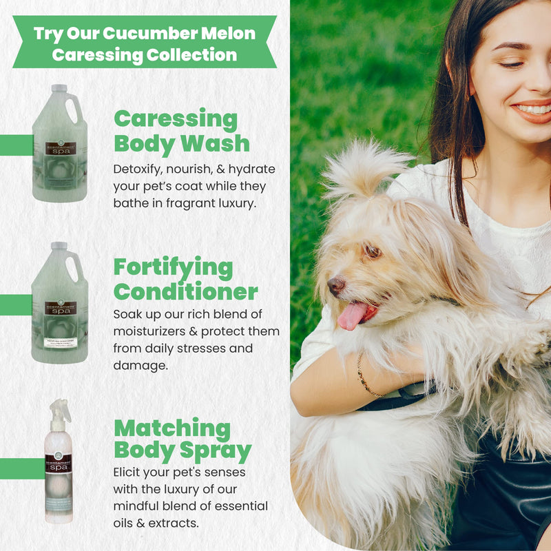 Best Shot Scentament Spa Botanical Body Splash, Body Spray For Pets, Cat And Dog Cologne Spray, Cucumber Melon, 8 Oz. - PawsPlanet Australia