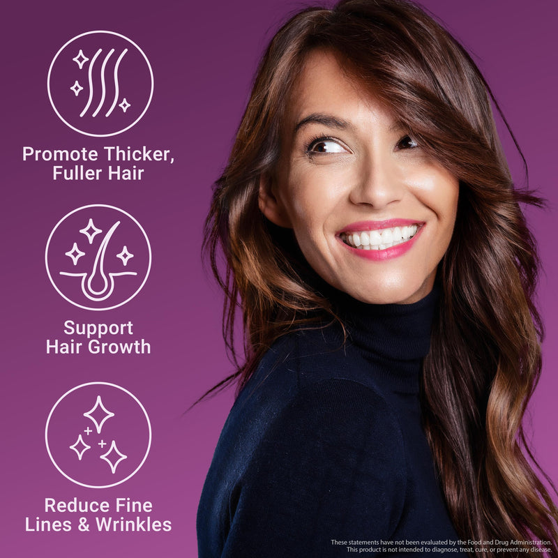 Force Factor Hair Growth Accelerator with Clinically Studied Lustriva | Hair Multivitamin for Women with Biotin, Horsetail & Vitamins for Thicker Hair, Healthier Skin & Nails, 90 Capsules 90 Count (Pack of 1)