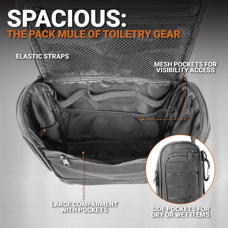 Chef Sac Tactical Toiletry Bag with 10-Pack Knife Guards Included