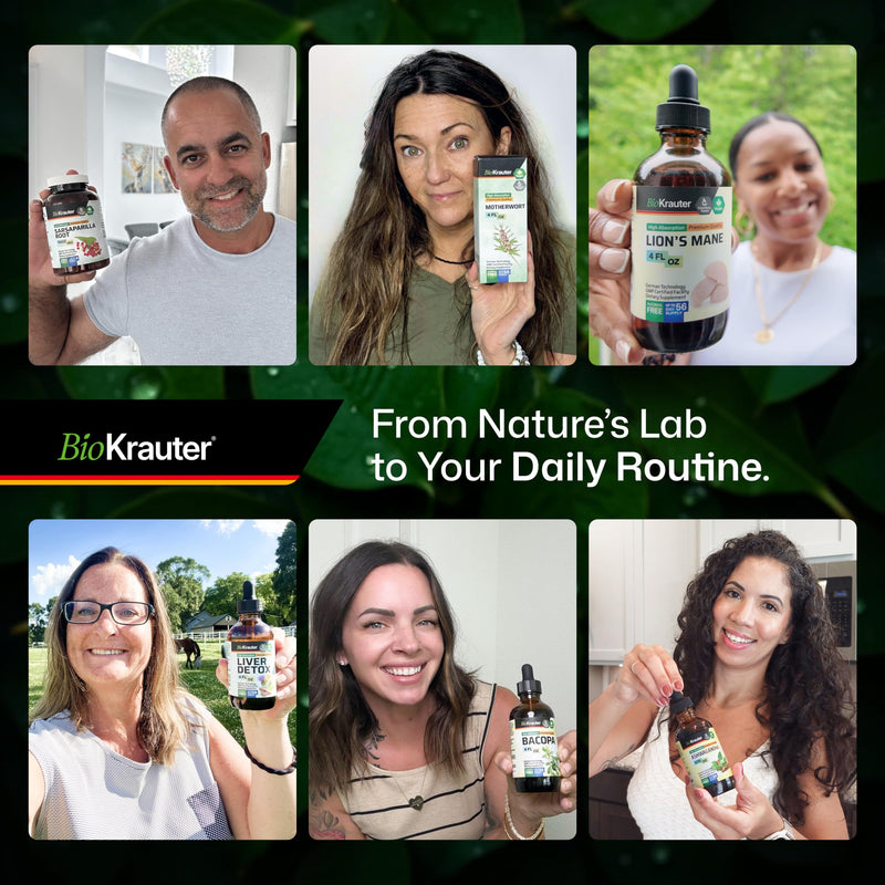 BIO KRAUTER® Dandelion Root Extract - Liquid Pure Vegan Dandelion Root Supplement 689 mg per Serving 4 Fl.Oz 56-Day Supply - Used for Liver & Kidney Support, Cleanse & Detox - Alcohol & Sugar Free 4 Fl Oz (Pack of 1)