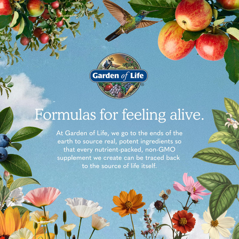 Garden of Life Vitamin Code Raw Vitamin C - 120 Capsules, 500mg Whole Food Vitamin C Capsules + Fruit & Veggie Blend & Probiotics, Supplements for Adults, Vegan, Gluten Free 120 Count (Pack of 1)