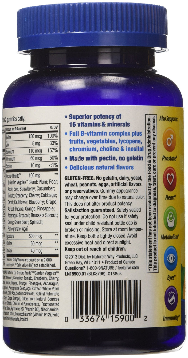 Nature's Way Alive! Men's Gummy Vitamins - 60 CT