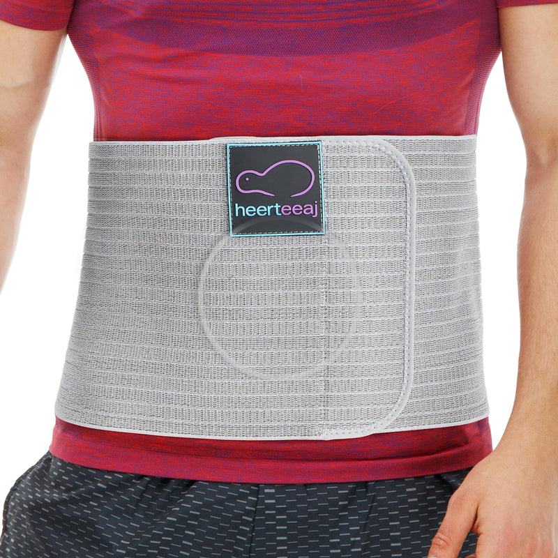 Umbilical Hernia Belt - For Men and Women – Abdominal Hernia Binder for Belly Button Navel Hernia Support, Helps Relieve Pain - for Incisional, Epigastric, Ventral, & Inguinal Hernia Small/Medium