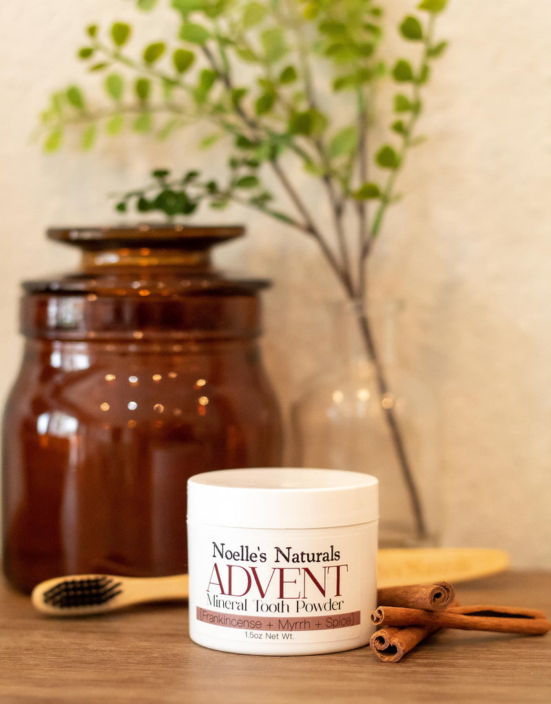 Advent Mineral Tooth Powder - Clove Cinnamon Frankincense & Myrrh