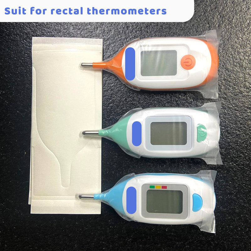 [Australia] - Disposable Cover for Rectal Thermometers - Special for Large Display & Short Probe Baby/Pet Rectal Thermometers (Covers -100 pcs) 