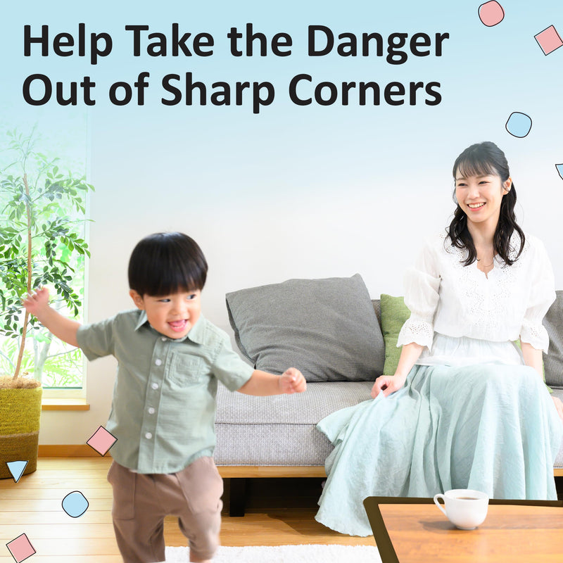 [Australia] - Baby Proofing Edge and Corner Guard Protector Set for Back to School, 20 Feet Edges & 8 Foam Corners, Furniture and Tables Child Baby Proof Bumpers, Pre-Taped Corner Cushions - Oyster White 20 Feet + 8 Corners 