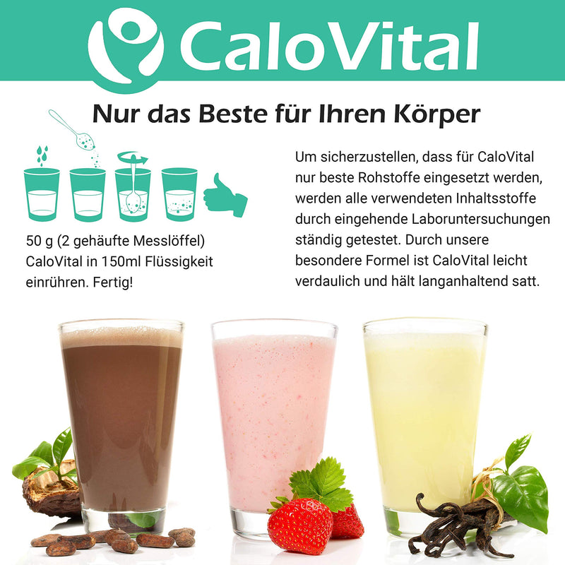 [Australia] - Gain weight with CaloVital | High-dose weight gain shake with lots of vitamins | Weight gainer for quick weight gain & mass building | Premium quality from Germany (set of 2 vanilla - strawberry) set of 2 vanilla - strawberry 