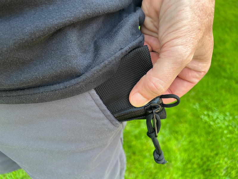 DEFY Project EDC Ballistic Nylon Travel Pouch | Lightweight Nylon Organizer for Accessories | Premium Tech Wallet | Water Repellent Travel Organizer (Black)